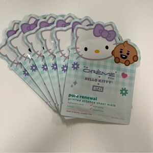 The Creme Shop Hello Kitty BT21 Printed Essence Sheet Mask (6 Pack)
